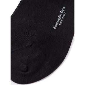 ZEGNA Gray Cotton Socks