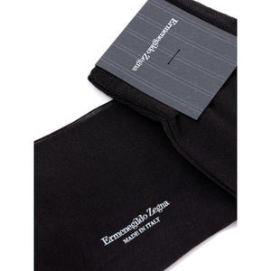 ZEGNA Gray Cotton Socks