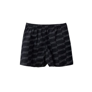 Balenciaga Black Cotton Bermuda Shorts