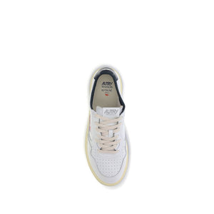 Autry White Leather Athletic Sneakers