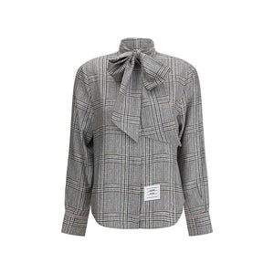 Thom Browne Beige Silk Dress Shirt