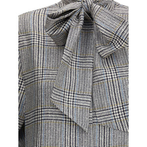 Thom Browne Beige Silk Dress Shirt