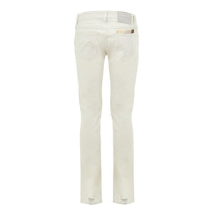 Jacob Cohen White Cotton Skinny Jeans