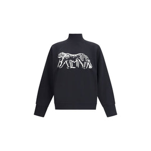 Balmain Black Cotton Sweatshirt
