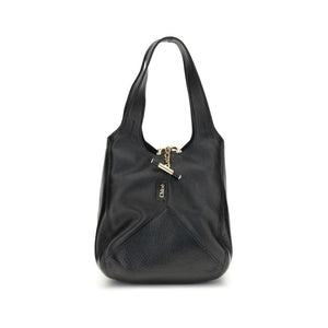 Chloé Black Buffalo Leather Shoulder Bag