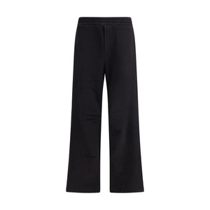Dolce & Gabbana Black Cotton Casual Pants