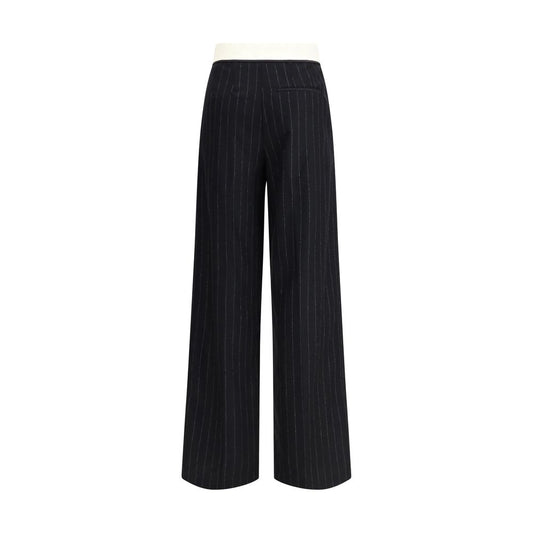 Forte_Forte Black Wool Dress Pants