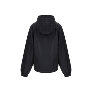 Ganni Black Nylon Shell Jacket