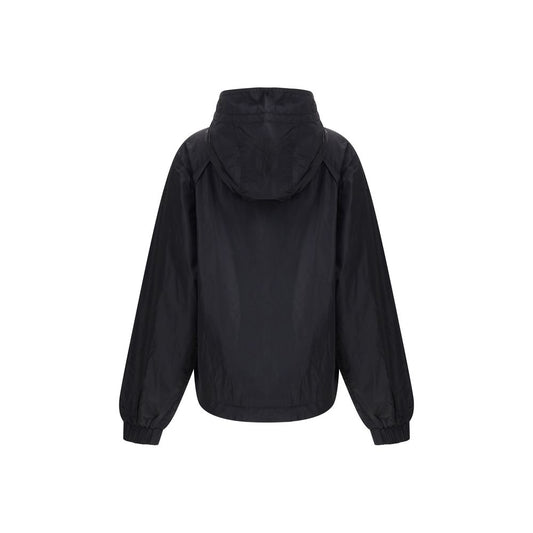 Ganni Black Nylon Shell Jacket