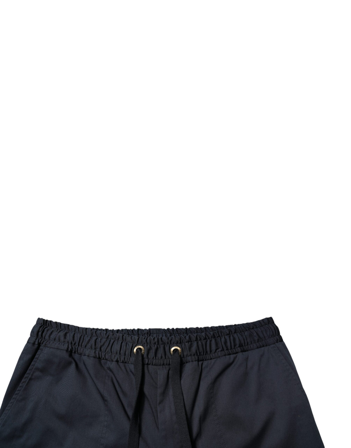 Dolce & Gabbana Navy Blue Cotton Stretch Men Bermuda Shorts