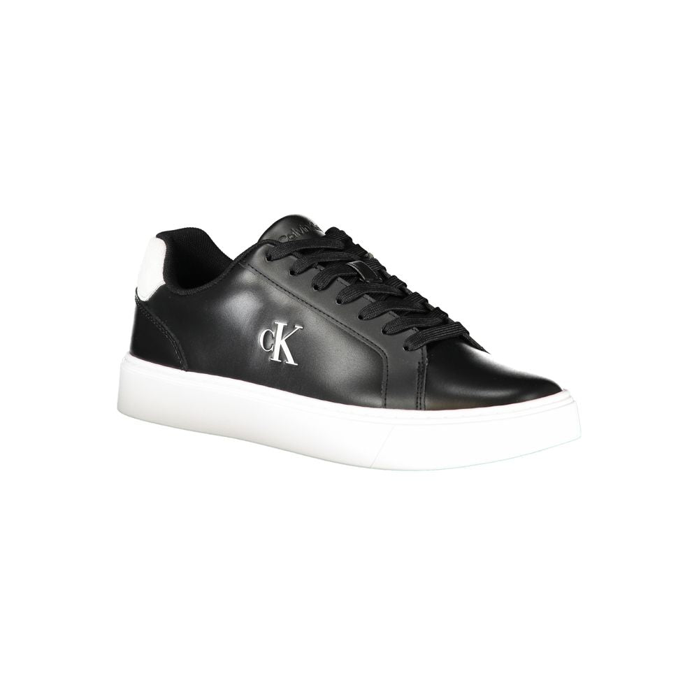 Calvin Klein Black Leather Men Sneaker