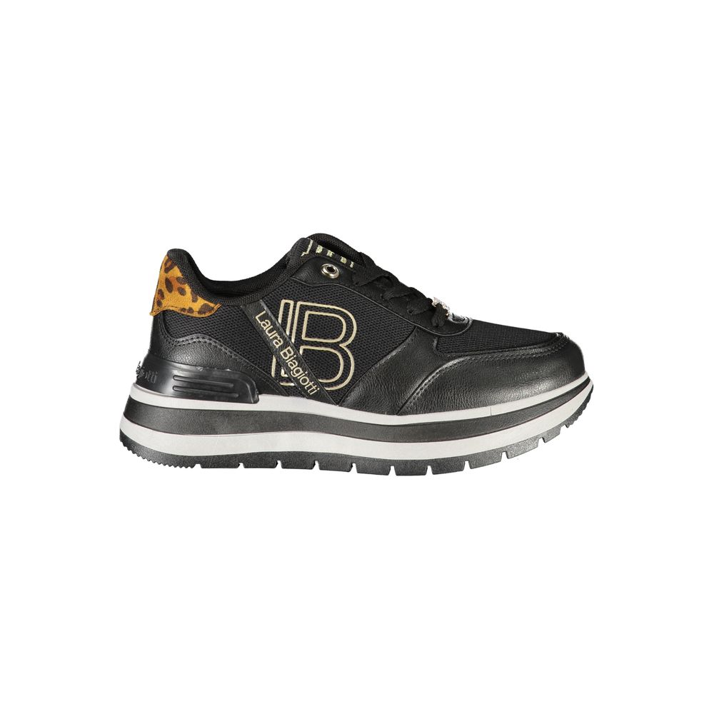 Laura Biagiotti Black Polyester Women Sneaker