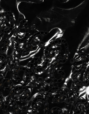 Dolce & Gabbana Black Cut Out A-line Sheath Mini Dress