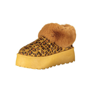 Laura Biagiotti Brown Polyester Women Sneaker