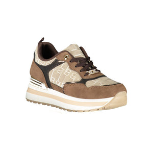 Laura Biagiotti Brown Polyester Women Sneaker