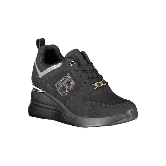 Laura Biagiotti Black Polyester Women Sneaker