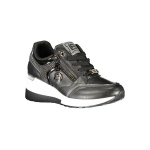 Laura Biagiotti Black Polyester Women Sneaker