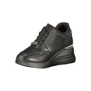 Laura Biagiotti Black Polyester Women Sneaker