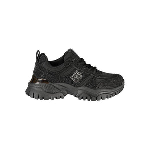 Laura Biagiotti Black Polyester Women Sneaker