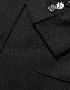 Dolce & Gabbana Black MARTINI 2 Buttons Suit Jacket Blazer