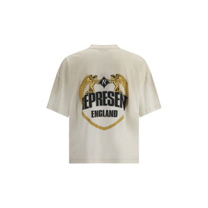 Represent Cream Cotton T-Shirt