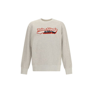 Autry Gray Cotton Sweatshirt