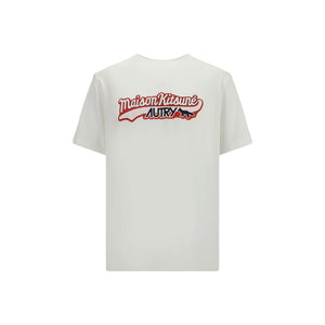 Autry White Cotton T-Shirt