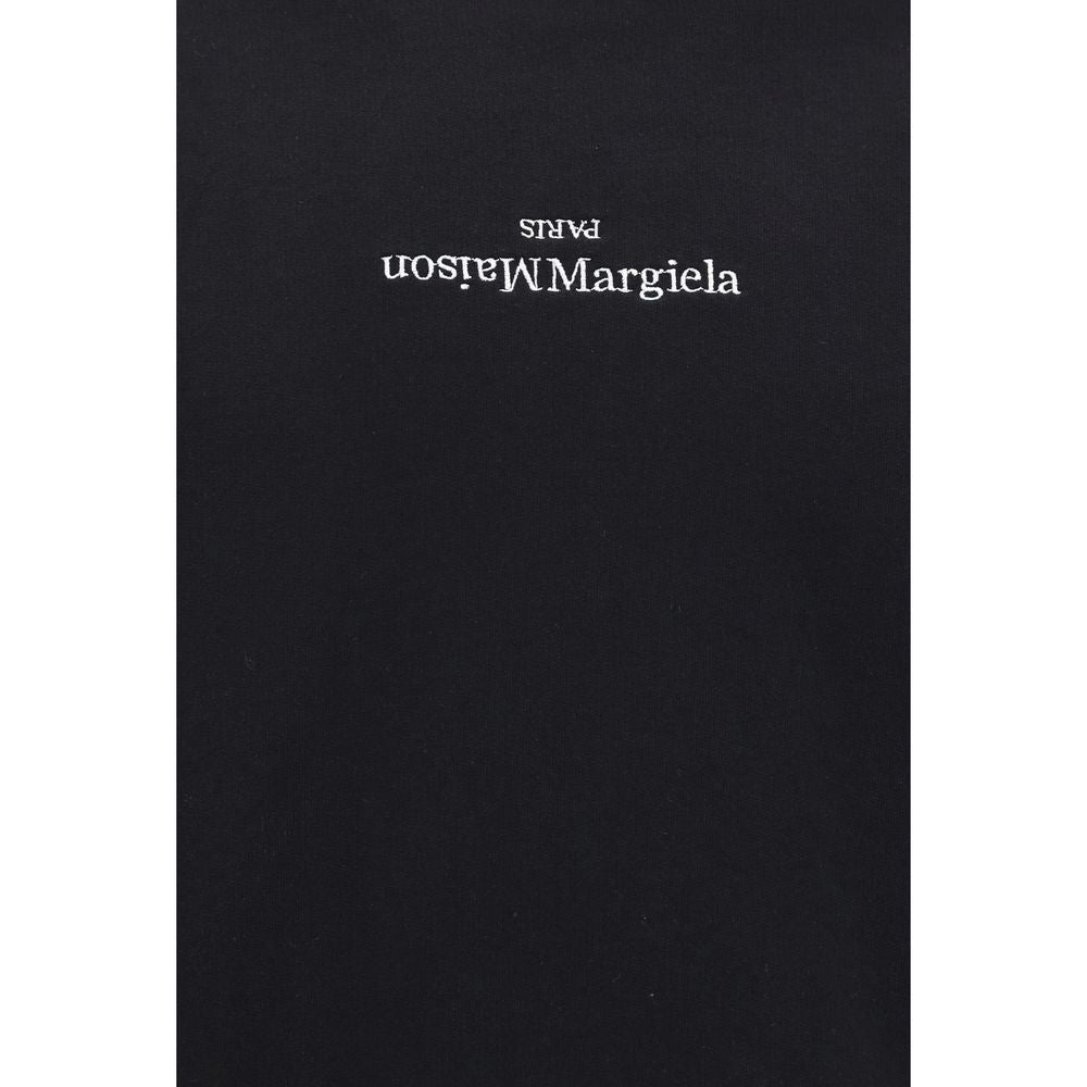 Margiela Black Cotton Sweatshirt