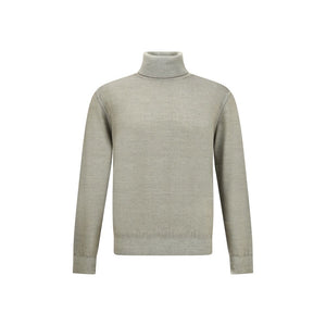 Cruciani Green Wool Turtleneck