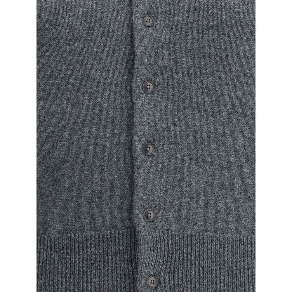 Extreme Cashmere Gray Cashmere Cardigan