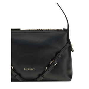 Givenchy Black Calf Leather Bos Taurus Shoulder Bag
