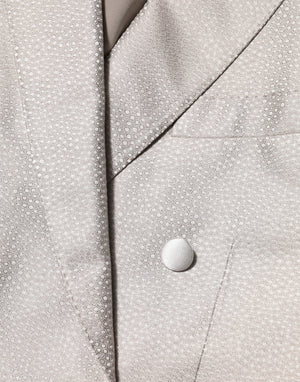 Dolce & Gabbana Beige MARTINI Double-Breasted Suit Blazer