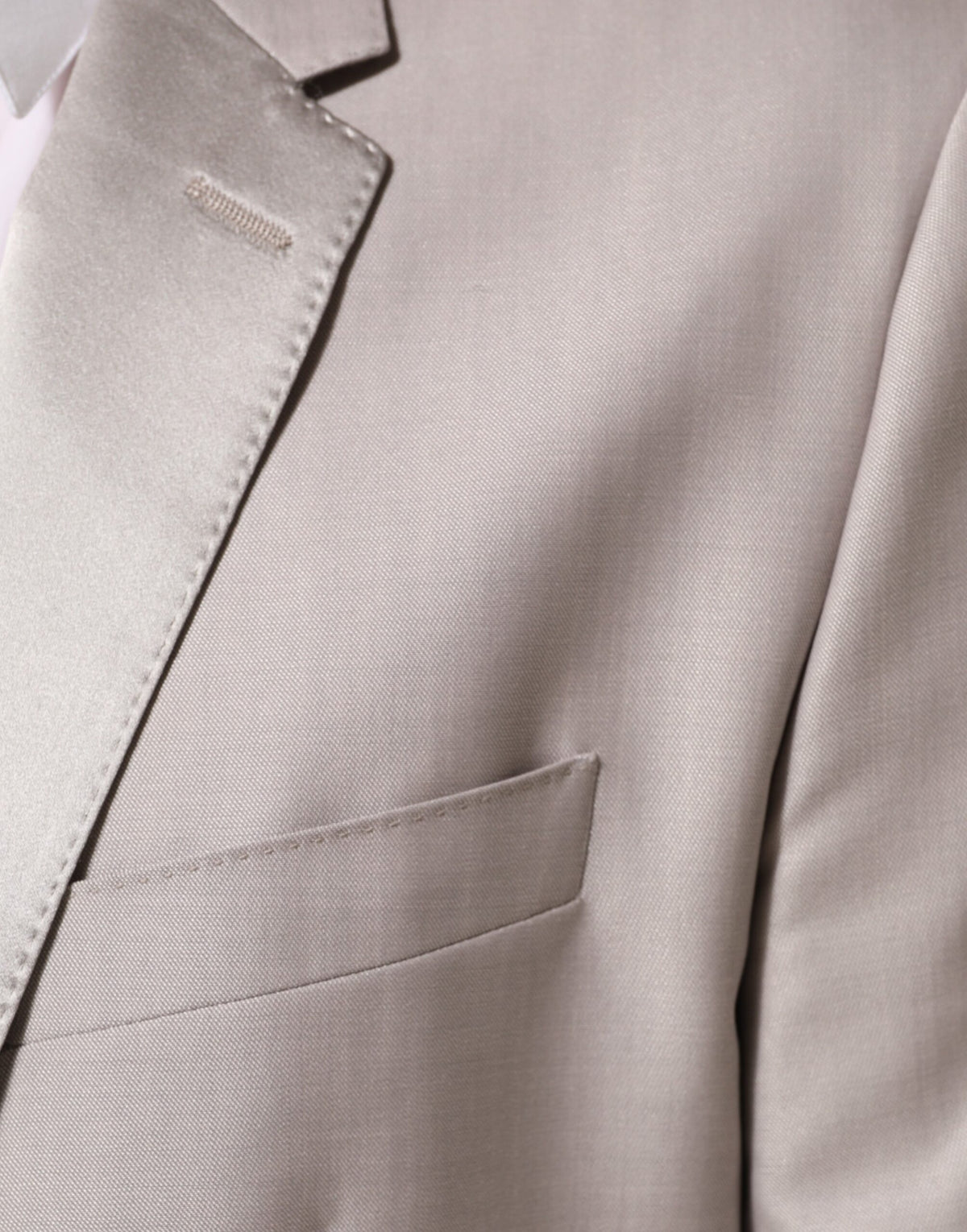 Dolce & Gabbana Light Gray Wool 2 Piece MARTINI Formal Suit