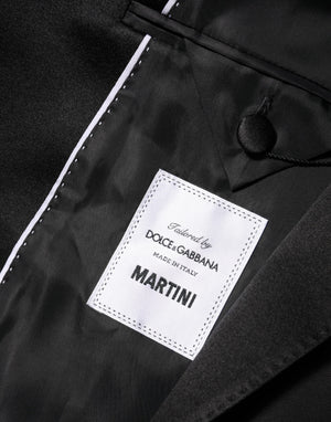 Dolce & Gabbana Black MARTINI Double-Breasted Suit Blazer