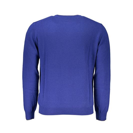 Harmont & Blaine Blue Viscose Men Sweater