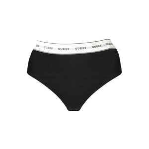 Guess Jeans Black Cotton Women Thong