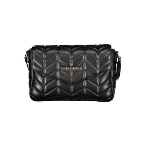 Mario Valentino Nero Polyurethane Women Shoulder Bag