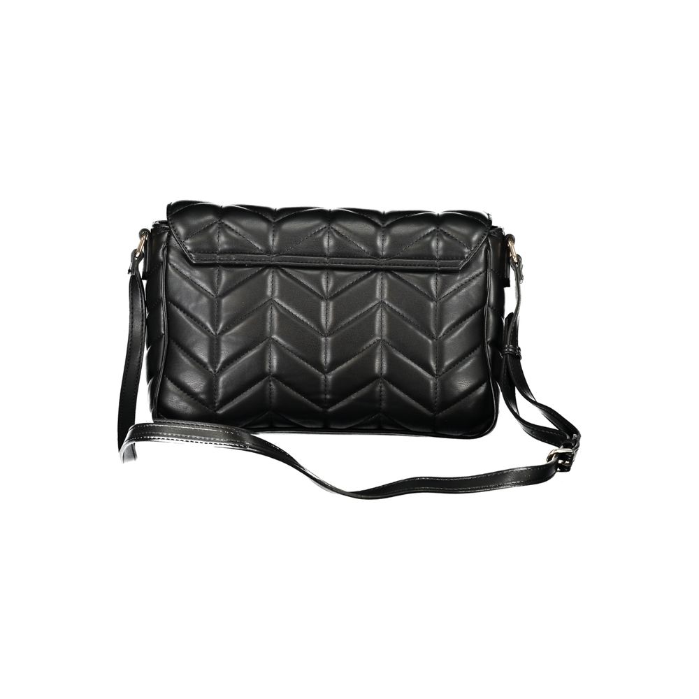Mario Valentino Nero Polyurethane Women Shoulder Bag