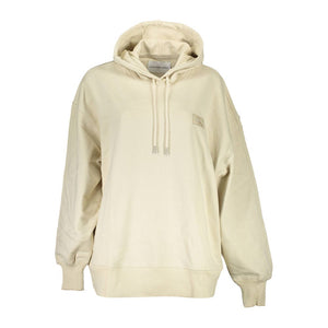 Calvin Klein Beige Cotton Women Hoodie