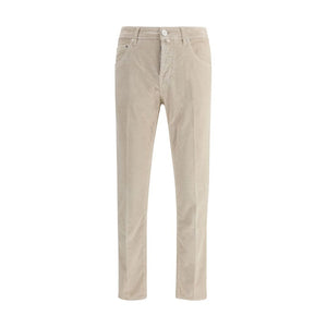 Jacob Cohen Gray Cotton Casual Pants