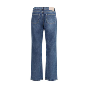 Our Legacy Blue Cotton Bootcut Jeans