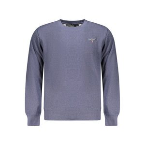 Accademia Militare Blue Cotton Men Sweater