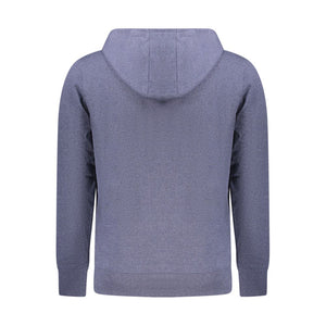 Accademia Militare Blue Cotton Men's Hooded Sweater
