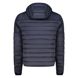 Cavalli Class Blue Polyester Men Jacket