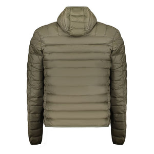 Cavalli Class Green Polyester Men Jacket