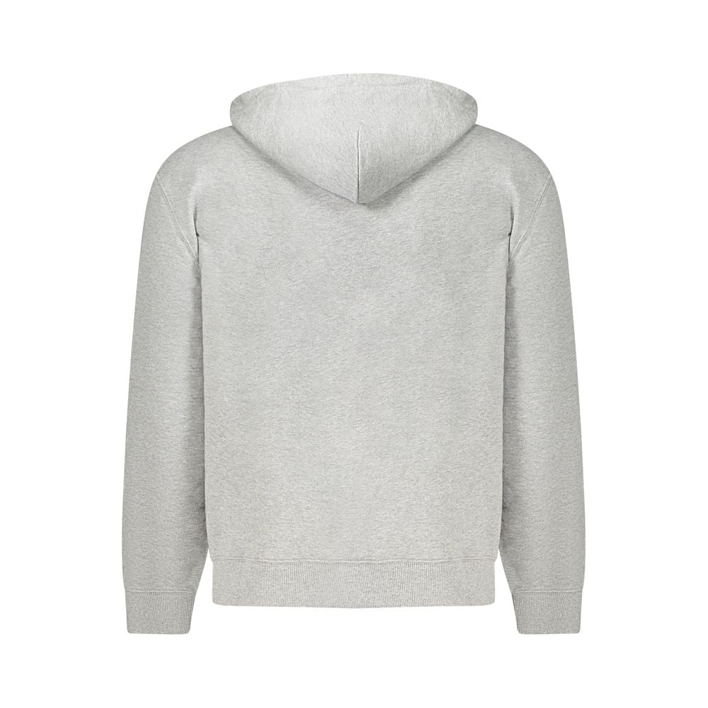 Calvin Klein Gray Cotton Mens Hooded Sweater