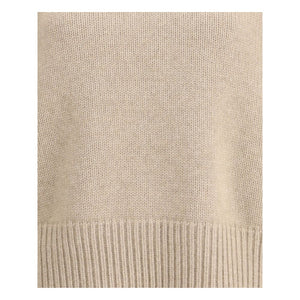 Extreme Cashmere Beige Cashmere Turtleneck