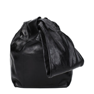 Jil Sander Black Leather Handbag