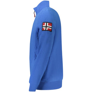 Norway 1963 Blue Polyester Men Sweater