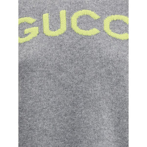Gucci Gray Wool Sweatshirt